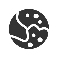 Wall Mural - Pluto planet Icon