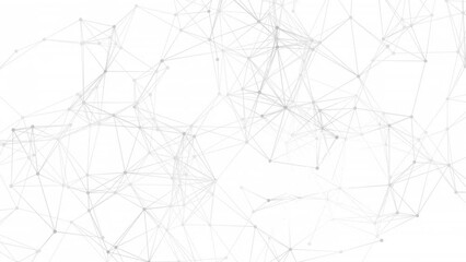 Aufkleber - Abstract geometric background. Plexus mesh backdrop. 