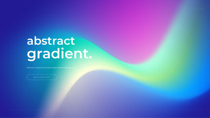 Wall Mural - Trendy gradient background colorful abstract