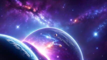  Space Galaxy Planets Stars 4K Ultra HD Wallpaper Stunning Space Sci-Fi Art for Android and Windows