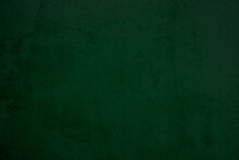 Green Chalkboard Texture For School Display Backdrop. Chalk Traces Erased With Copy Space For Add Text Or Graphic Design Grunge Background. Green Board. Dark Green Wall Backdrop. Education Concepts.
