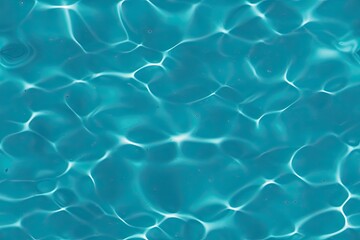  Fresh pool water background seen from above with sun and waves reflections.Horizontal photo
