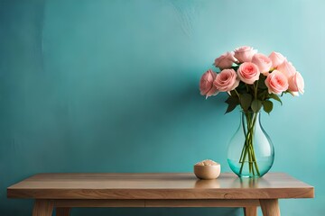 Wall Mural - still life with flowers