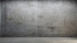 Empty concrete wall. Industrial wall design. Generative AI