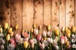 © Ahmad - tulips on wooden background