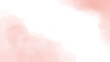 © Ampohn - Pink watercolor background abstract texture with color splash design. Soft pastel pink water colour background painted on white paper texture.