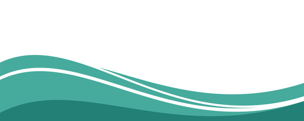 Wall Mural - modern banner background design. banner template with dynamic wave shapes.