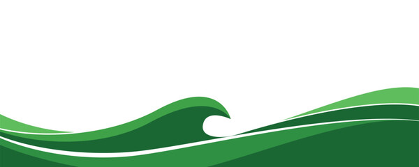 Wall Mural - modern banner background design. banner template with dynamic wave shapes.