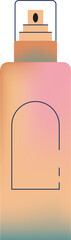 Body mist linear icon with color gradient