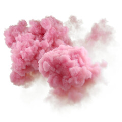 Aufkleber - Cutout romantic sunset clouds on transparent backgrounds 3d rendering png