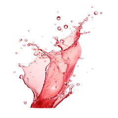 Poster - Splashes of pink paint