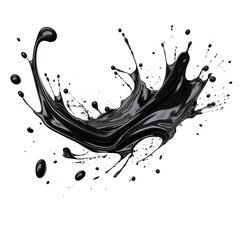 Aufkleber - Splashes of black paint