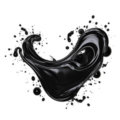 Aufkleber - Splashes of black paint