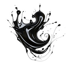 Aufkleber - Splashes of black paint