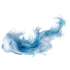 Poster - Splashes of blue paint