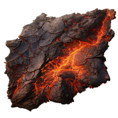 Poster - Lava in the cracks of the ground