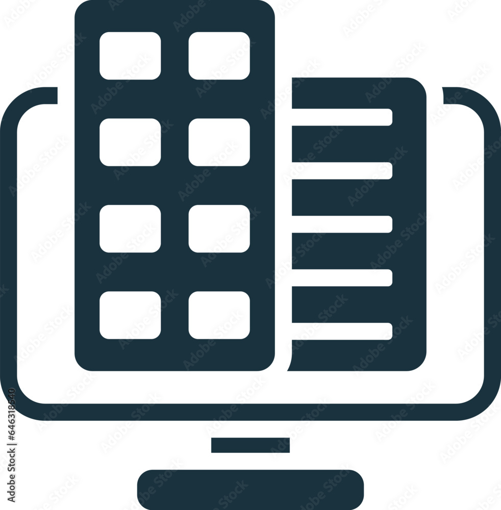 Vector de Stock BIM icon. Monochrome simple sign from digitalization ...