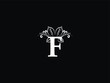 Letter F logo, Feminine f f Leaf logo Icon Design For Business