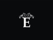 Letter E logo, Feminine e e Leaf logo Icon Design For Business
