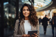 © PRASANNAPIX - Young businesswoman or corporate employee using smartphone