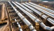 Ölpipelines - Gasleitungen - Industriegelände