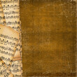 Cover for  music book on the abstract background