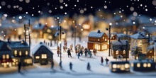 Silvery, Snowy Christmas Town.