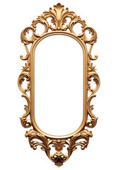 Golden baroque picture frame, Antique gold photo frame