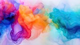 Fototapeta  - Abstract watercolor background, rainbow colorful