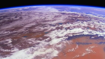 Wall Mural - planet earth from space. time-lapse. elements of this clip furnished by nasa