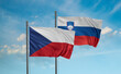 Slovenia and Czech Republic flag