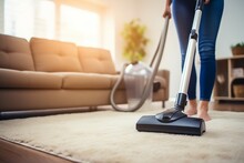 A woman cleaning the carpet with a vacuum cleaner in the room, Vacuum cleaner, cleaning service, carpet cleaning, vacuum carpet cleaning, home cleaning service 