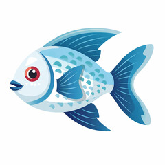 Sticker - Aquatic Delights Colorful Fish Vision