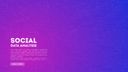 Aufkleber - Big Data cloud computing. Blockchain visualiztion. Social network information complexity.