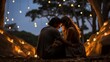 © Kanchana - couple sitting on the fire