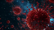 Unveiling the Virus: Close-up of SARS-CoV-2