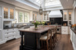 Warm and Inviting: A Traditional American Colonial Kitchen with Modern Touches