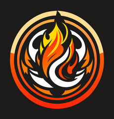 Sticker - fire icon