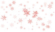 © Kunlawat - Glitter red snowflake . Snowflake background. Design for decorating,background, wallpaper, illustration.