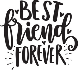 friendship svg design, besties friends quotes, typography t-shirt design vector, isolated on white b