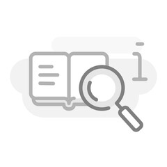 Poster - searching for information concept illustration flat design vector eps10. modern graphic element for landing page, empty state ui, infographic, icon
