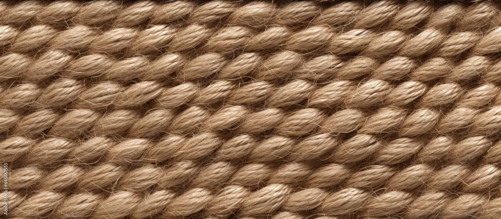 Natural jute fiber as trendy fashion element, with thin rope texture ...