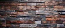 Marble Stone Brick Wall Texture Backdrop.