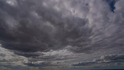 Wall Mural - open sky cloud blue outdoor moving cloud moving and transforming fast time lapse cloud beautiful sky