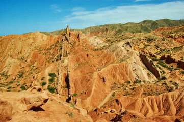 Wall Mural - Fairy Tale Canyon. Kyrgyzstan.Central Asia