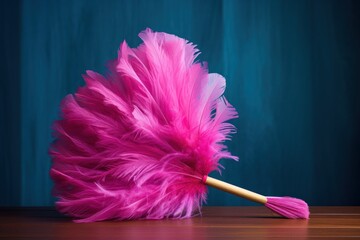 Poster - feather panicle from dust.