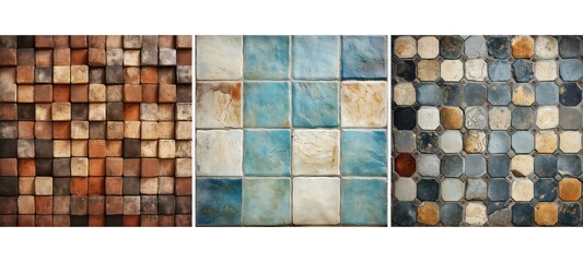 Wall Mural - interior square ceramic tile background texture illustration design bathroom, floor surface, backdrop architecture interior square ceramic tile background texture