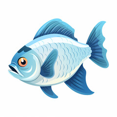 Sticker - Vibrant tropical fish swimming in tank