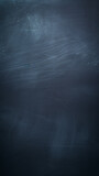Fototapeta Panele - vertical narrow surface of dark blue chalkboard for menu or school theme