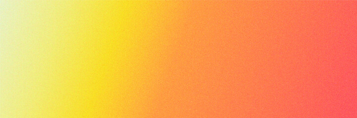Fototapete - Beautiful Orange Sunset Light Gradient background with noise texture. Grainy golden hour sunlight backdrop template. Vector illustration. 